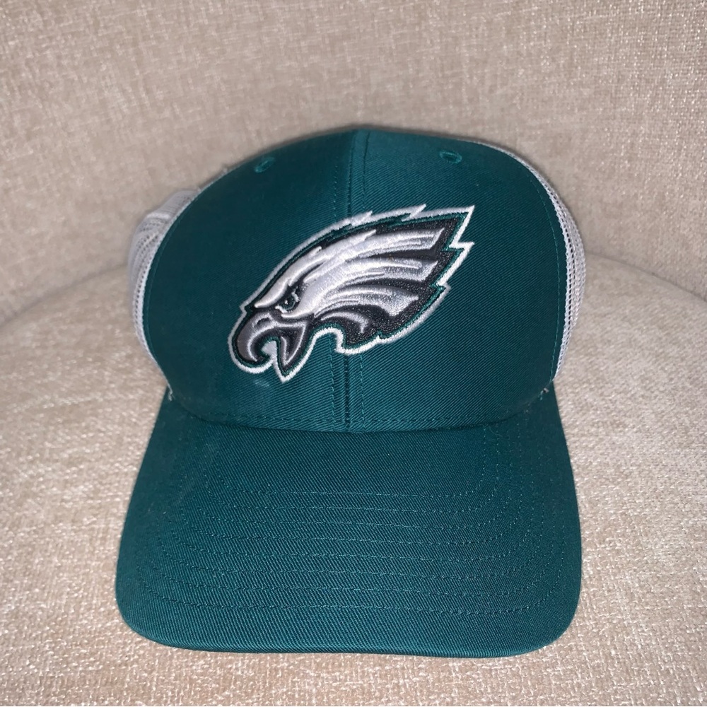 47 philadelphia Eagle trucker fitted hat green white mesh cap one size